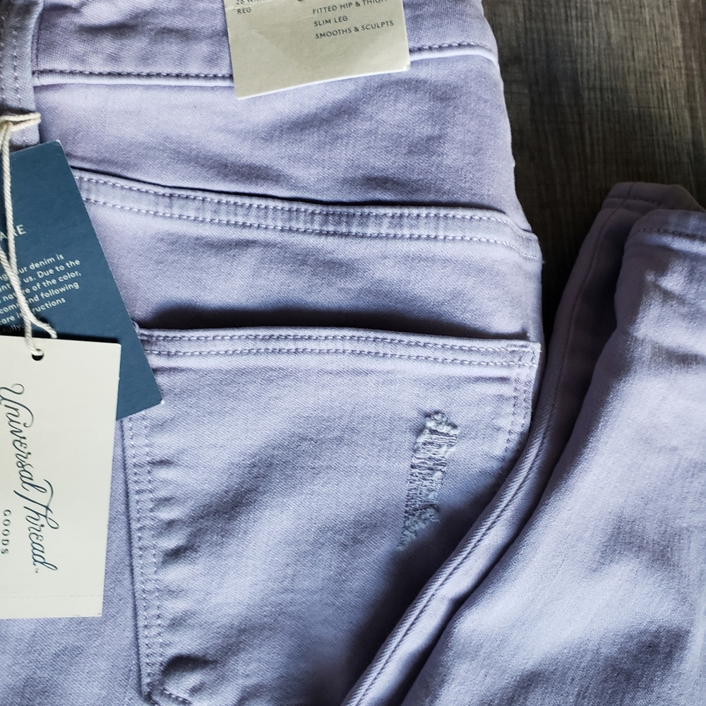 🆕️Purple High Rise Skinny Jeans - Picture 2 of 7